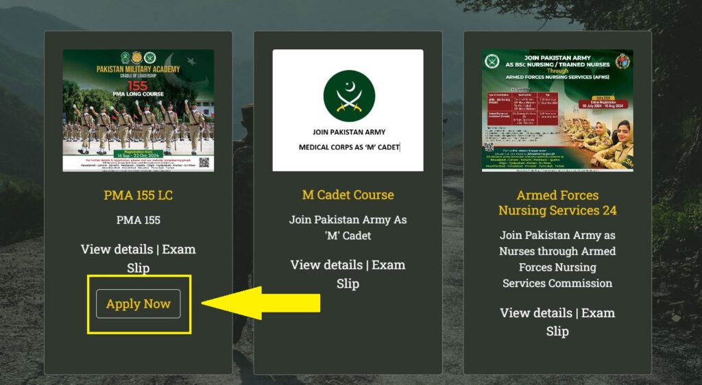 PMA Long Course 155 2024 Online Registration latest jobs