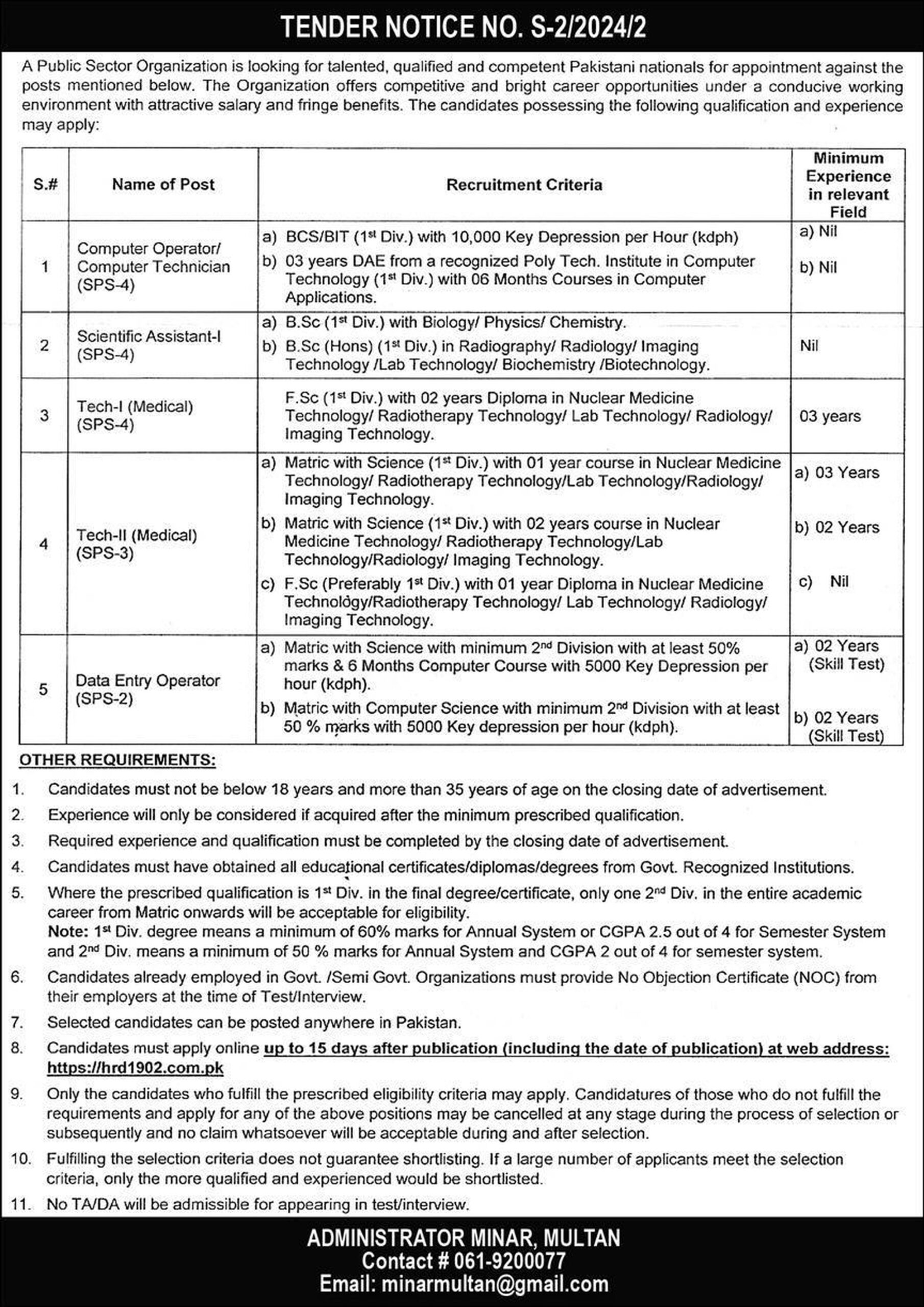 Pakistan Atomic Energy Commission PAEC Jobs 2024